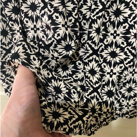 Anthropologie THMI Embroidered Boho Dress Tassel Tie Neck 2 Tiered Flouncy Skirt - Picture 9 of 15